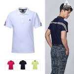 패션플러스 - [르꼬끄골프] [40% OFF]남성 SUNDAY 등판포인트 반팔티셔츠 (G9221MTS49)