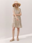 [Thursday Island] 미니 기장 볼륨 원피스 | T214MOP298W 미니 기장 볼륨 원피스 (T214MOP298W)