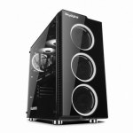 [스카이디지탈] GLADIUS SC-201 화이트 LED 듀얼링 미들타워 컴퓨터케이스 :: 컴퓨터 전문 쇼핑몰 가이드컴