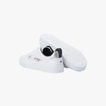 타미힐피거 풋웨어(TOMMY HILFIGER FOOTWEAR) [여성] 시그니처 레터링 스니커즈 T52A7ARS063WT1 YBR - 78,000원 | 무신사 스토어