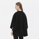 [여성] 울혼방 솔리드 노카라 케이프 코트 | 상품상세 | H Fashion Mall