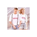 UTT-ST25 핑크 로고 오버사이즈 티셔츠[white(UNISEX)] > 반팔 | 힙합퍼｜거리의 시작 - Now, Thats Street UTTST25핑크로고오버사... 