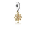 WIZWID:위즈위드 - [PANDORA:판도라 쥬얼리] [특가입고]Lace Botanique, Clear Cz And 14k Gold WIZWID