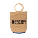 WIZWID:위즈위드 - [SORAYA HENNESSY:소라야 헤네시][MO$T][소라야 헤네시] Escape Bamboo Tote Handbag WIZWID