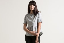 WIZWID:위즈위드 - [Alchemy Equipment:알케미 이큅먼트][MO$T]Alchemy Equipment 3xdry Cotton Peplum Top WIZWID