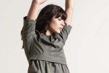 WIZWID:위즈위드 - [Alchemy Equipment:알케미 이큅먼트][MO$T]Alchemy Equipment 3xdry Cotton Peplum Top WIZWID