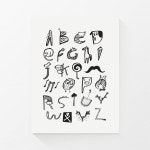 WIZWID:위즈위드 - [Wee Gallery:위 갤러리][위갤러리] Alphabet Print WIZWID
