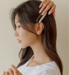 [8DA28184KK_로빔 하트진주 헤어핀(3종set)] 저스트원