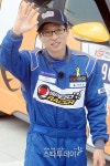 [포토]유재석, `무한도전 레이싱 끝까지 최선을!`