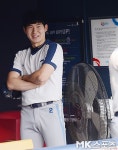 박민우 `여기가 명당 자리이구나` [MK포토]