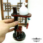 			한국전통소품 호롱불 모형 촛불 옛날 등잔 장식 20cm 공예 재료... 한국전통소품 호롱불 모형 촛불 옛날 등잔 장식 20cm 공예 재료 인테리어 데코