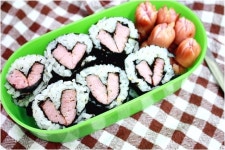 소풍도시락 하트 김밥