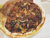 어제 저녁! 쟁반짜장 