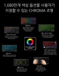 1680만 컬러 지원 게이밍 키보드 ‘Razer 블랙위도우 토너먼트 크로마’ 출시 - 노트포럼