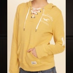 USA 전문 온&오프라인 구매대행 쇼핑몰 폴로박스입니다. [폴로박스] [해외] Hollister Lace-Up Graphic Hoodie