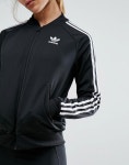 USA 전문 온&오프라인 구매대행 쇼핑몰 폴로박스입니다. [폴로박스] Adidas adidas Originals Black Three Stripe Bomber Jacket