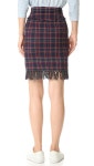 USA 전문 온&오프라인 구매대행 쇼핑몰 폴로박스입니다. [폴로박스] [해외] SJYP Fringe Trim Plaid Check Skirt