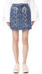 USA 전문 온&오프라인 구매대행 쇼핑몰 폴로박스입니다. [폴로박스] SJYP Eyelet String Miniskirt