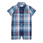 USA 전문 온&오프라인 구매대행 쇼핑몰 폴로박스입니다. [폴로박스] 84091 Polo Ralph Lauren Plaid Linen-Cotton Shortall 122781096