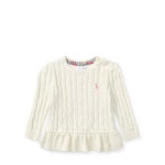 USA 전문 온&오프라인 구매대행 쇼핑몰 폴로박스입니다. [폴로박스] [해외] 88383 Polo Ralph Lauren Cable-Knit Peplum Sweater... 