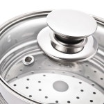 [(주)남양키친플라워-플래티나 통3중 코니컬 냄비세트] 꽃피는 아침마을 [A23] [꽃피는 아침마을] 플래티나 통3중 코니컬 냄비세트