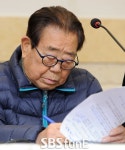 [E포토]송해, 어떤말부터 시작해야할까~