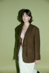 [포지프레클즈]Belted Field Jacket_Cinnamon Brown [W CONCEPT]