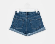 8seconds-네이비 내추럴 커팅 롤업 데님 쇼트 팬츠│삼성물산 온라인몰 SSF Shop 네이비 내추럴 커팅 롤업 데님 쇼트 팬츠