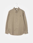 Beanpole Men-[REGULAR] 카키 코튼 트윌 솔리드 셔츠│삼성물산 온라인몰 SSF Shop [REGULAR] 카키 코튼 트윌 솔리드 셔츠