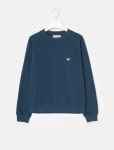 Maison Kitsuné-Women Sweatshirt Tricolor Fox Patch - Ash│삼성물산 온라인몰 SSF Shop Women Sweatshirt Tricolor Fox Patch - Ash