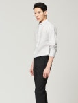 [YOUTH FIT] 화이트 기하학 도형 프린트 코튼린넨 셔츠 (MK6464B251) - 사는 게 즐겁다! 롯데닷컴