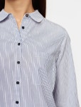 SSF SHOP - 삼성물산 패션부문 온라인 공식몰 PETERPAN COLLAR STRIPE SHIRT