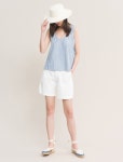 SSF SHOP - 삼성물산 패션부문 온라인 공식몰 (Women) June Side Strap Top - Blue