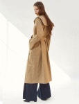SSF SHOP - 삼성물산 패션부문 온라인 공식몰 Sailor Collar Cotton Wrap Dress - Beige