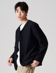SSF SHOP - 삼성물산 패션부문 온라인 공식몰 (Men) Collarless Padded Jumper - Black