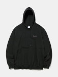 SSF SHOP - 삼성물산 패션부문 온라인 공식몰 DSN Logo  Hooded Sweatshirt - Black