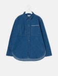 Closed-(Women) Long Placket Denim Shirt - Blue│삼성물산 온라인몰 SSF Shop (Women) Long Placket Denim Shirt - Blue