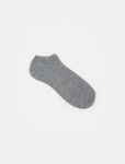 SSF SHOP - 삼성물산 패션부문 온라인 공식몰 그레이 솔리드 골지 앵클 삭스