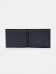 SSF SHOP - 삼성물산 패션부문 온라인 공식몰 [ROGATIS] 네이비 컬러 배색 고트 엠보 반지갑