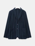 SSF SHOP - 삼성물산 패션부문 온라인 공식몰 Boucle Stripe Single Jacket - Navy