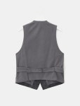 SSF SHOP - 삼성물산 패션부문 온라인 공식몰 (Men) Vintage Hound Tooth Glen Check Vest - Grey