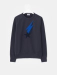 SSF SHOP - 삼성물산 패션부문 온라인 공식몰 (Men) Sweatshirt with Shooting Star - Navy