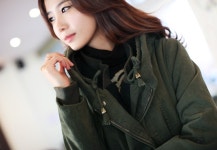 스타일온미 프렌치 이중 양털 사파리 점퍼