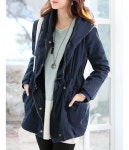 스타일온미 프렌치 이중 양털 사파리 점퍼