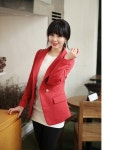 스타일온미 로잔느 쉬폰 장미 롱티