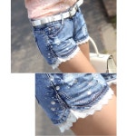 스타일온미 크리스탈 레이스숏팬츠