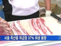 반성식육점 축산물판매장 | 서울 축산물 취급점 37% 위생관리 불량