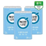 [wshop] 깨끗한나라 더 클린앤소프트 화장지 30m 30롤 x 3팩 5462249 | 홈쇼핑모아 [wshop] 깨끗한나라 더 클린앤소프트 화장지 30m... 
