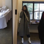 WIZWID:위즈위드 - [MUSEE:뮤제]Manet Cashmere Blended Wool Coat  _ Soft Gray WIZWID