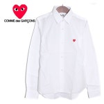 WIZWID:위즈위드 - [Comme des Garcons Play:꼼 데 가르송 플레이][꼼데가르송] AZ-B011-051-2 / 미니레드와펜 / 화이트 WIZWID